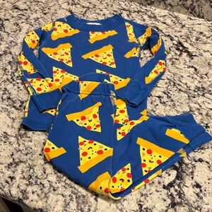 Hanna Andersson Blue and Yellow Pajama Set